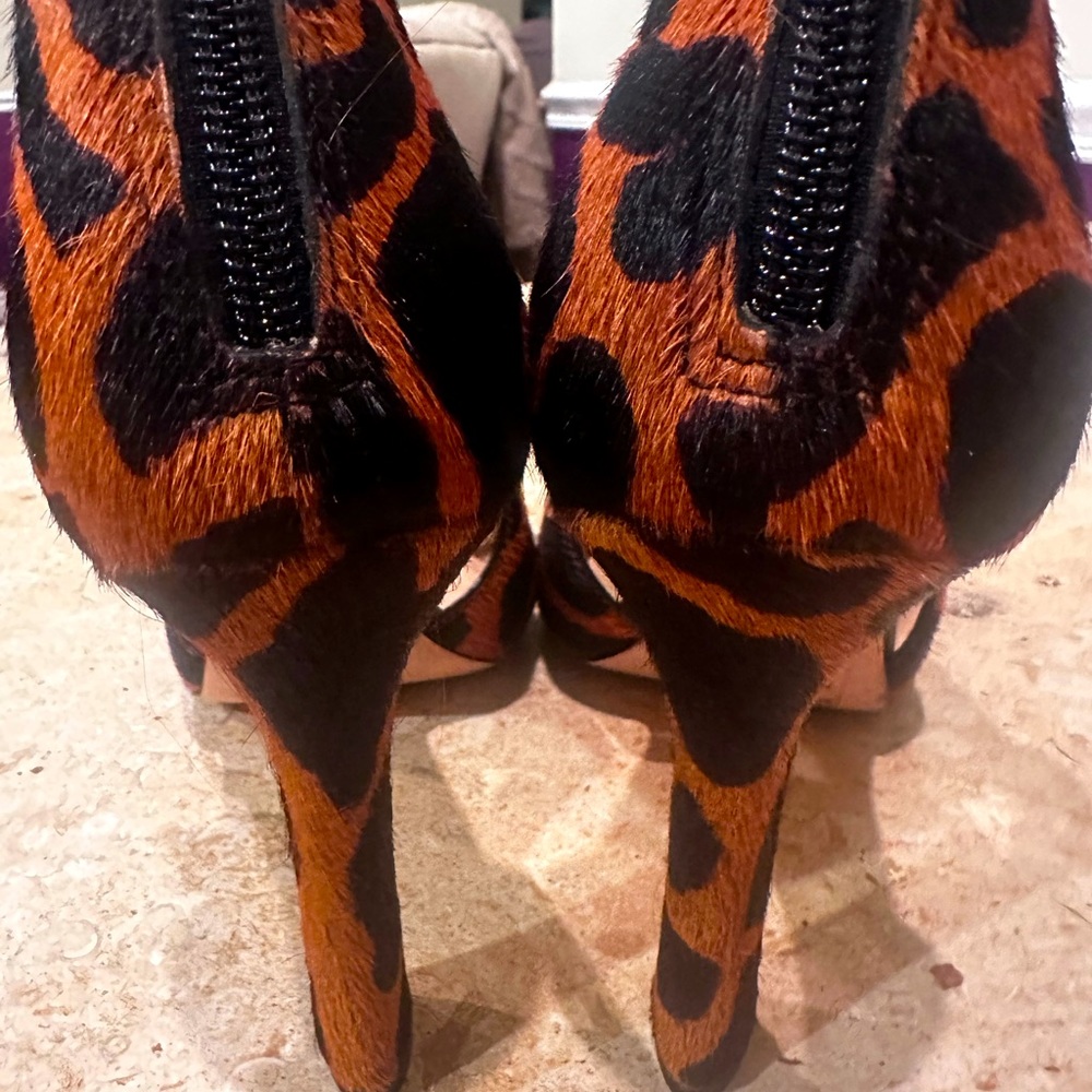 Animal print shoes